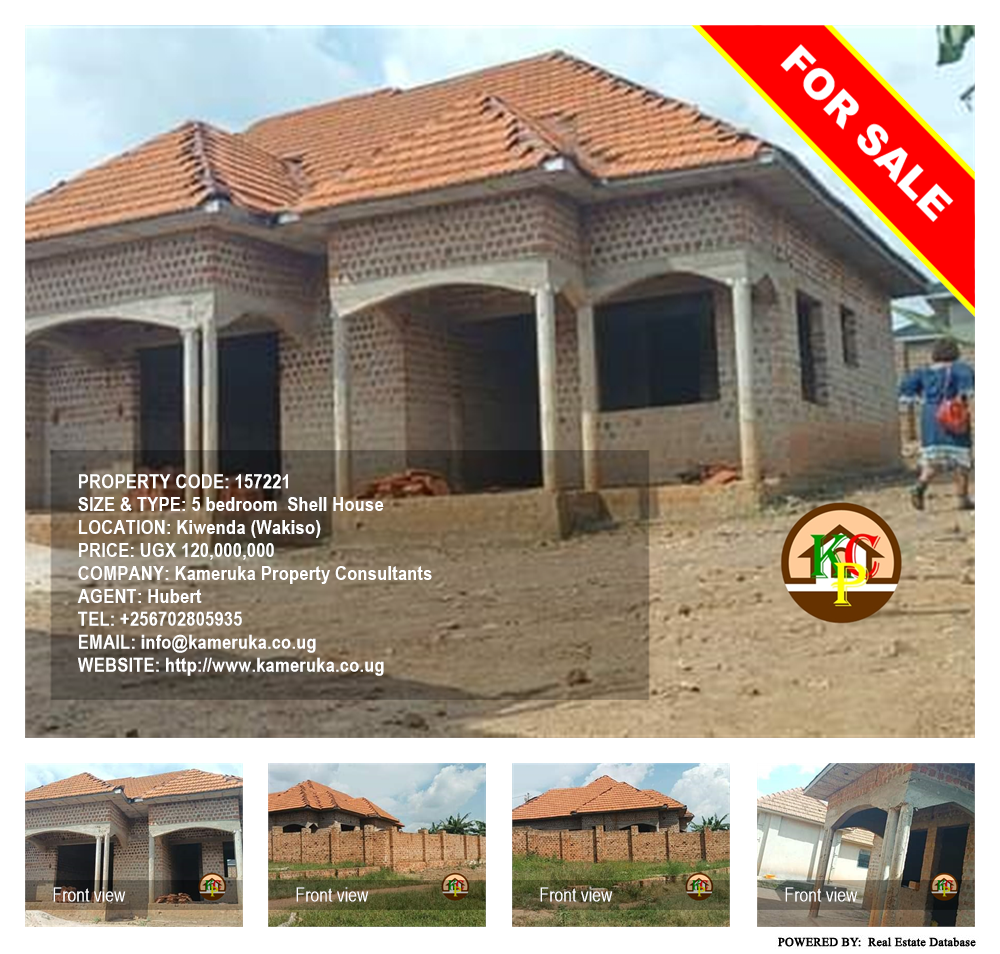 5 bedroom Shell House  for sale in Kiwenda Wakiso Uganda, code: 157221