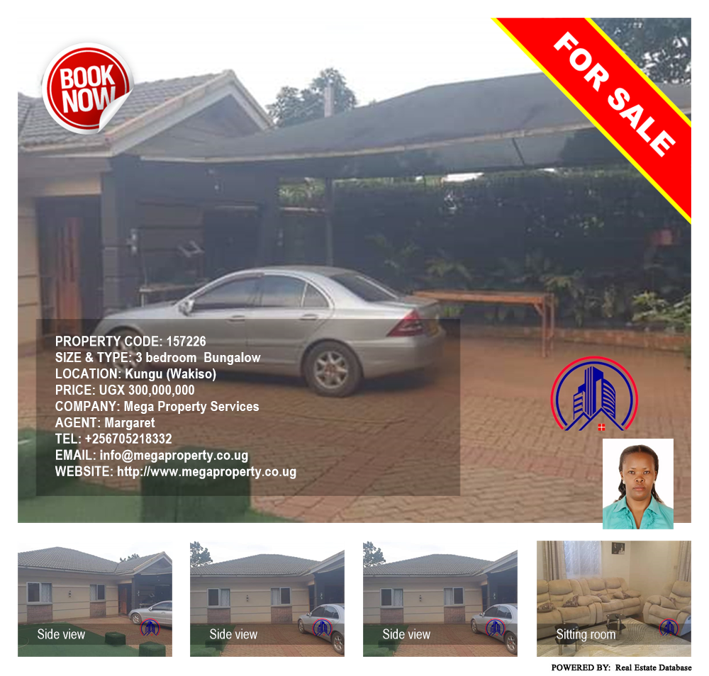 3 bedroom Bungalow  for sale in Kungu Wakiso Uganda, code: 157226