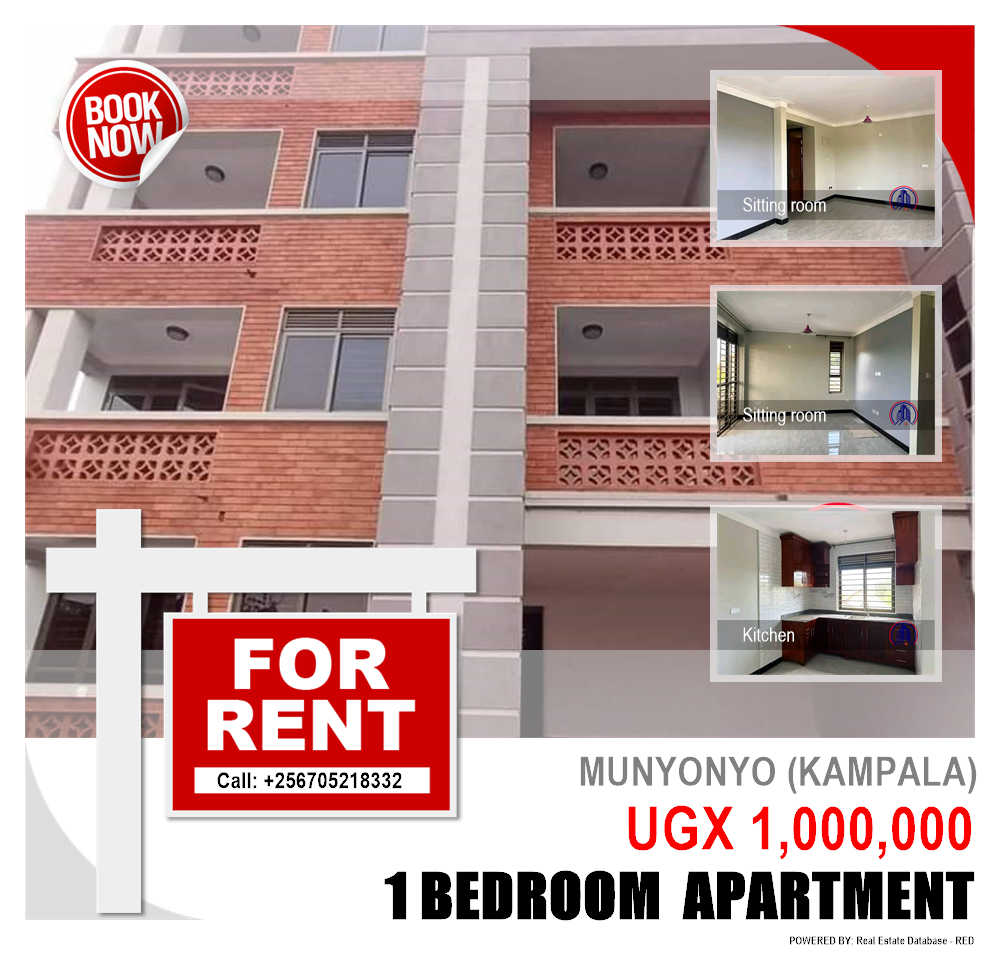 1 bedroom Apartment  for rent in Munyonyo Kampala Uganda, code: 157235