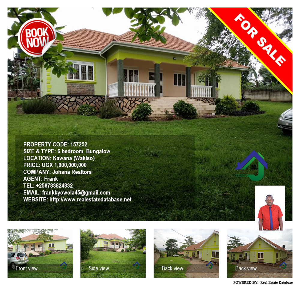 6 bedroom Bungalow  for sale in Kawana Wakiso Uganda, code: 157252