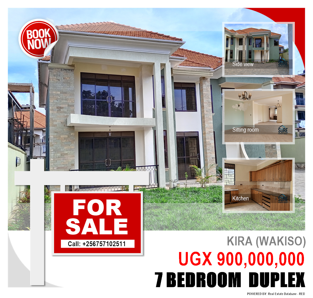 7 bedroom Duplex  for sale in Kira Wakiso Uganda, code: 157332