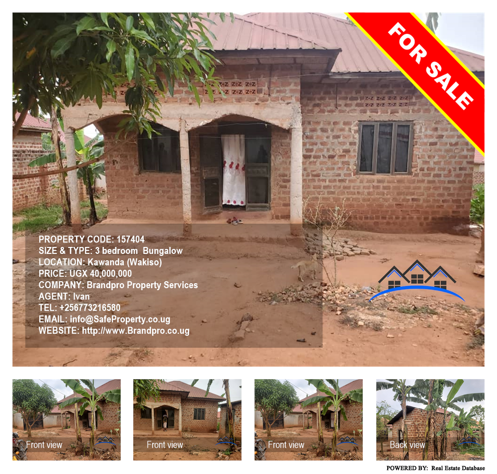 3 bedroom Bungalow  for sale in Kawanda Wakiso Uganda, code: 157404