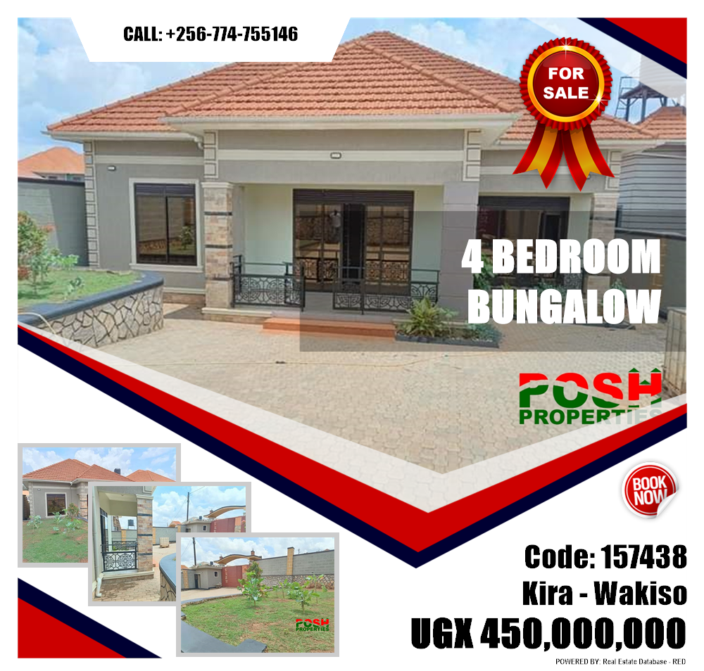 4 bedroom Bungalow  for sale in Kira Wakiso Uganda, code: 157438