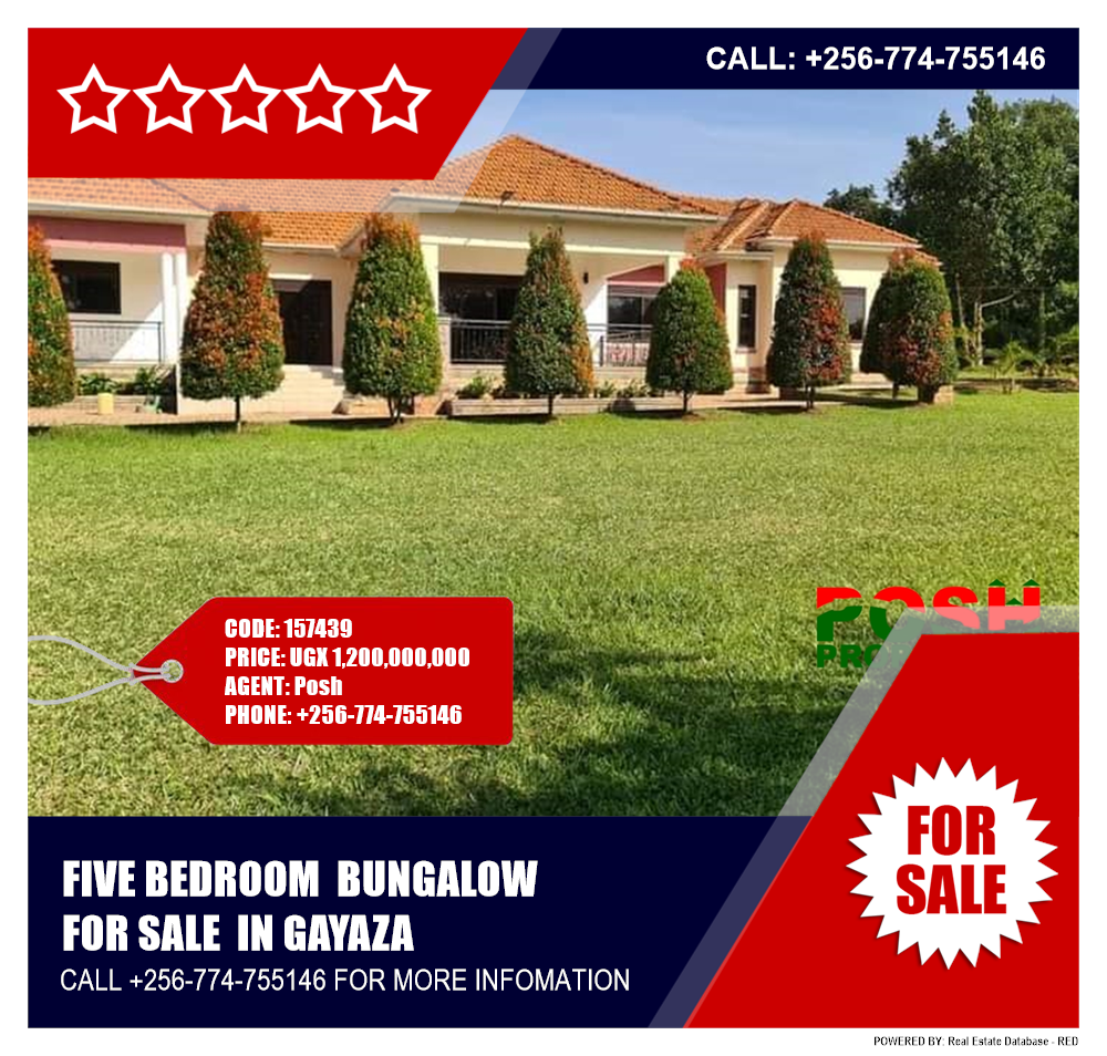 5 bedroom Bungalow  for sale in Gayaza Wakiso Uganda, code: 157439