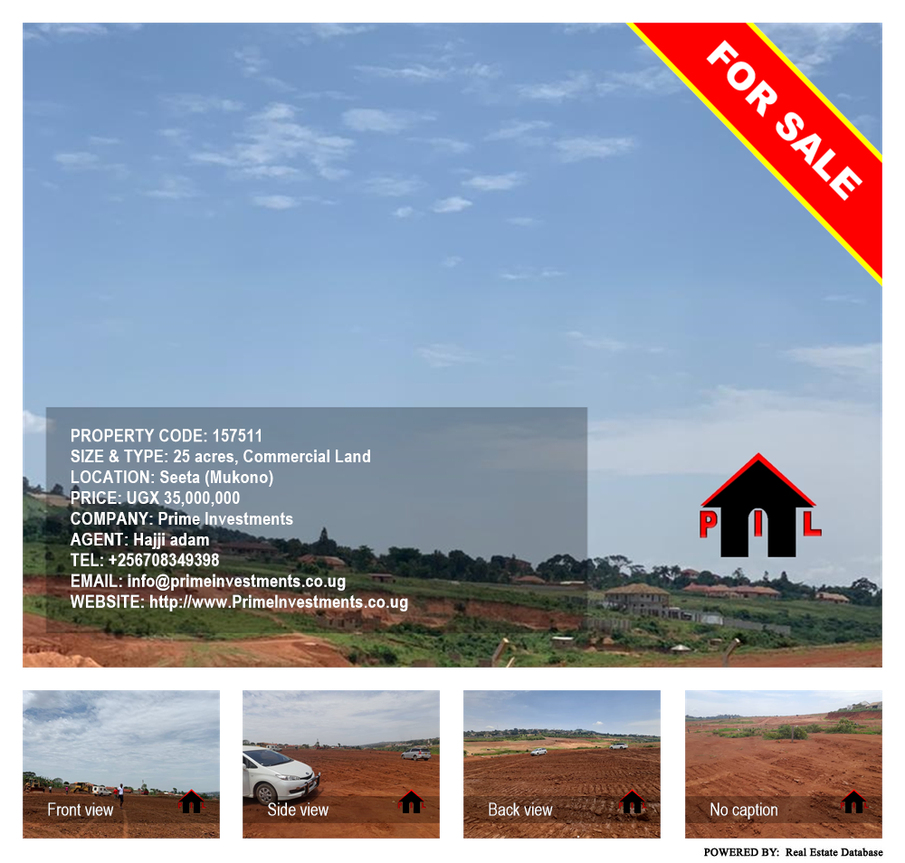 Commercial Land  for sale in Seeta Mukono Uganda, code: 157511