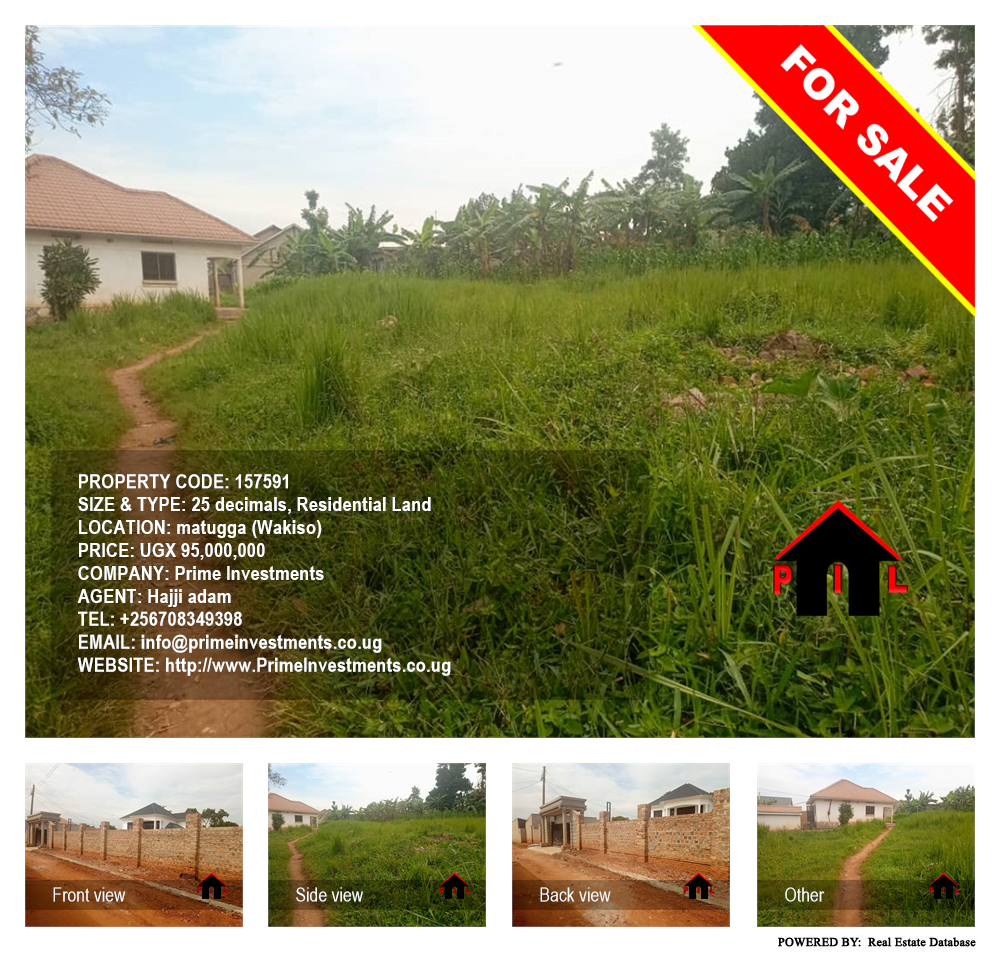 Residential Land  for sale in Matugga Wakiso Uganda, code: 157591