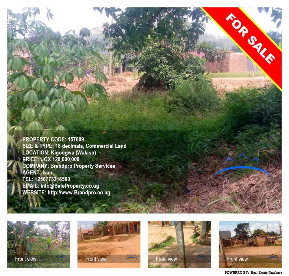 Commercial Land  for sale in Kigoogwa Wakiso Uganda, code: 157609