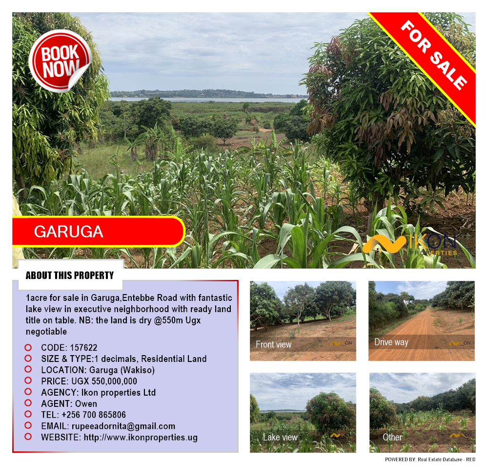 Residential Land  for sale in Garuga Wakiso Uganda, code: 157622