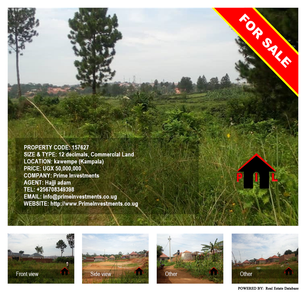 Commercial Land  for sale in Kawempe Kampala Uganda, code: 157627