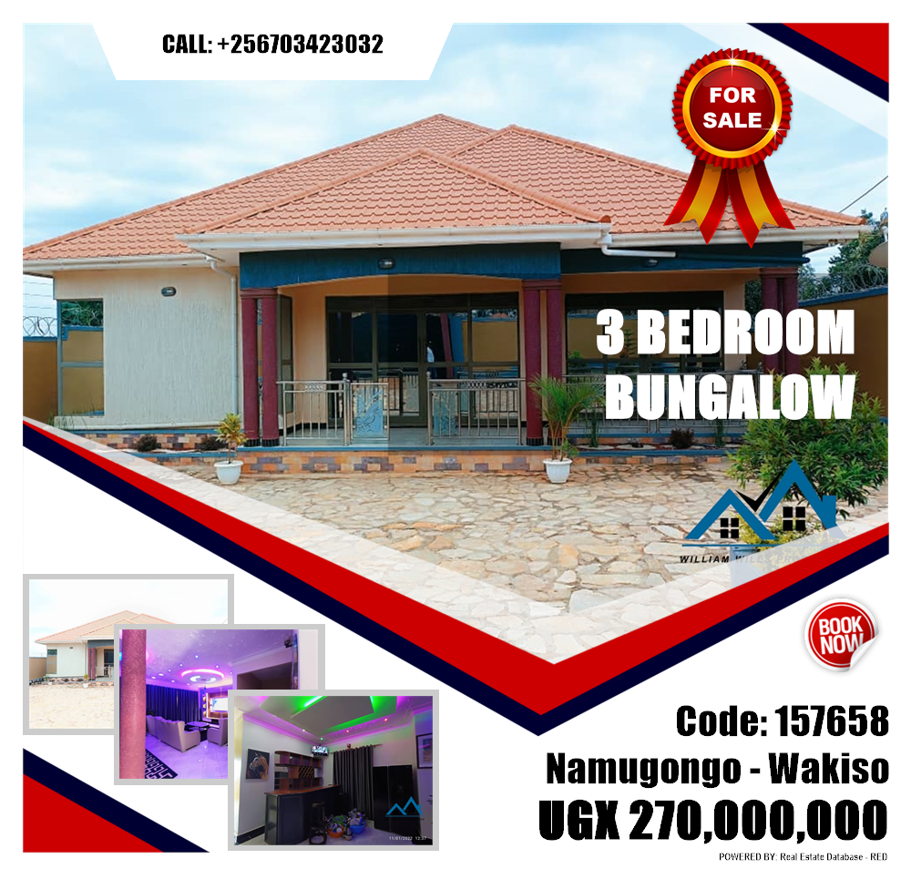 3 bedroom Bungalow  for sale in Namugongo Wakiso Uganda, code: 157658