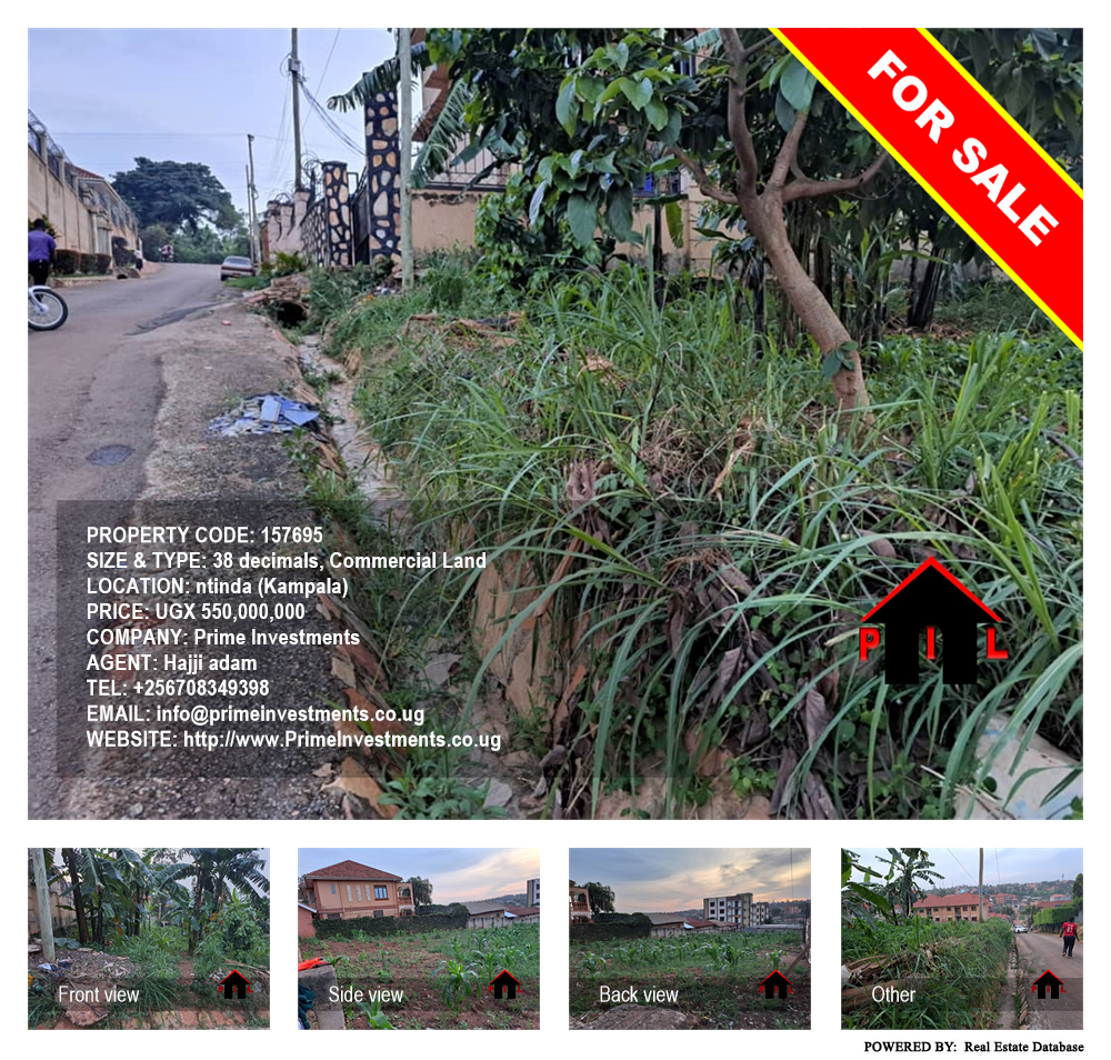Commercial Land  for sale in Ntinda Kampala Uganda, code: 157695