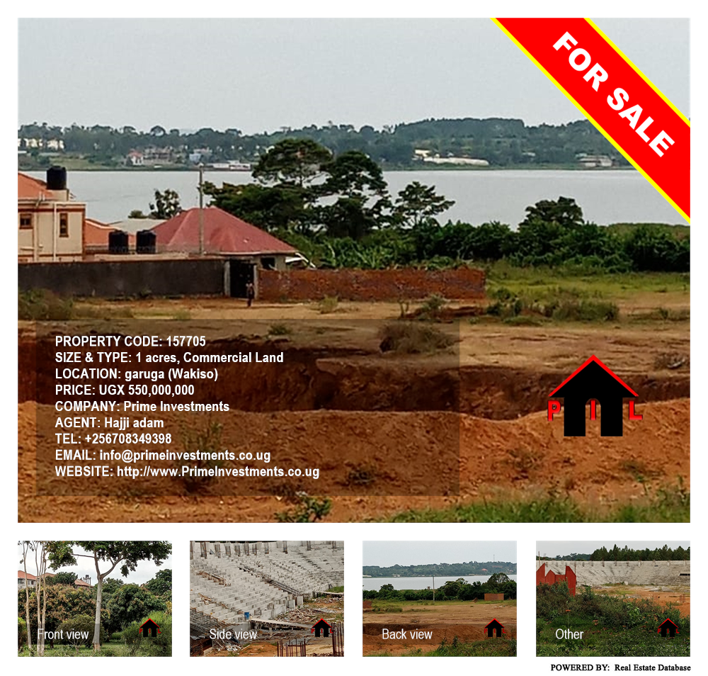 Commercial Land  for sale in Garuga Wakiso Uganda, code: 157705