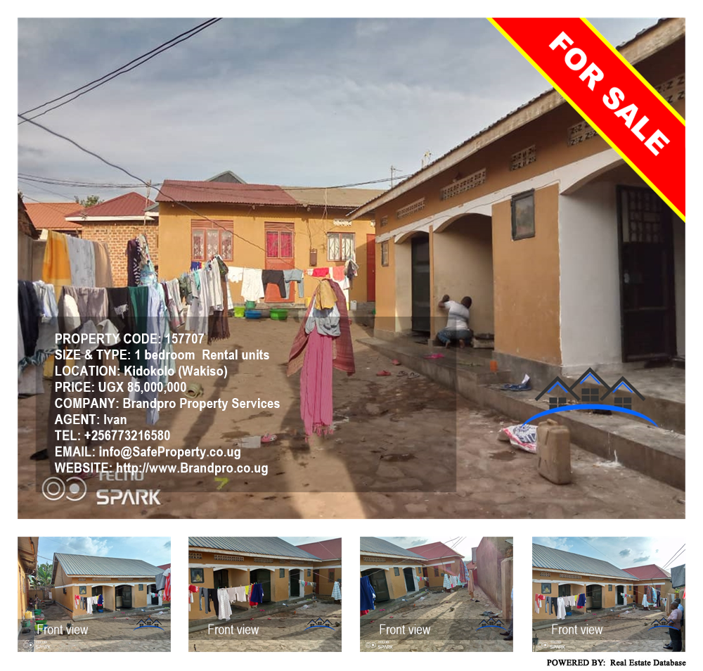 1 bedroom Rental units  for sale in Kidokolo Wakiso Uganda, code: 157707