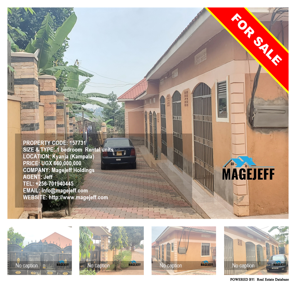 1 bedroom Rental units  for sale in Kyanja Kampala Uganda, code: 157731