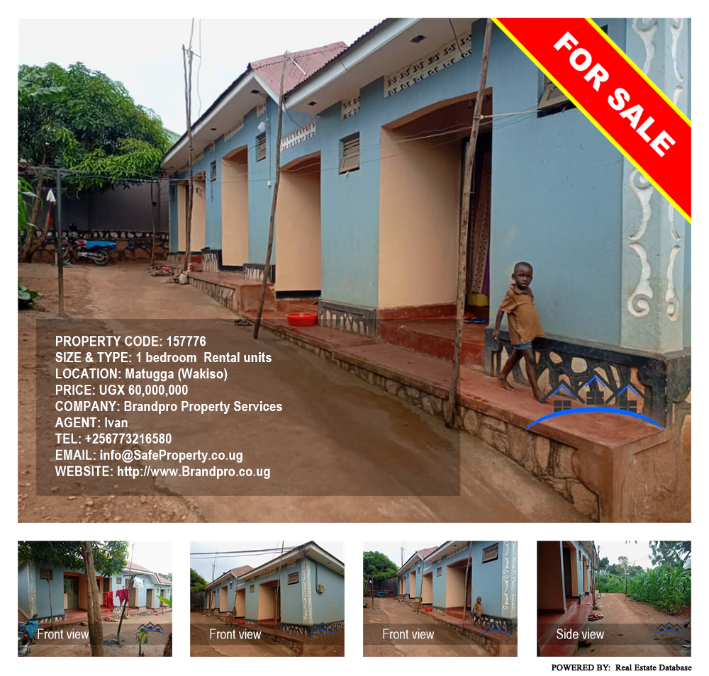1 bedroom Rental units  for sale in Matugga Wakiso Uganda, code: 157776