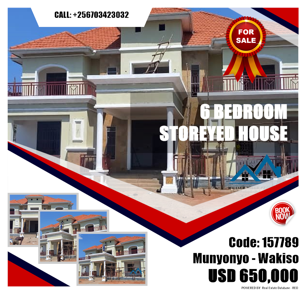 6 bedroom Storeyed house  for sale in Munyonyo Wakiso Uganda, code: 157789