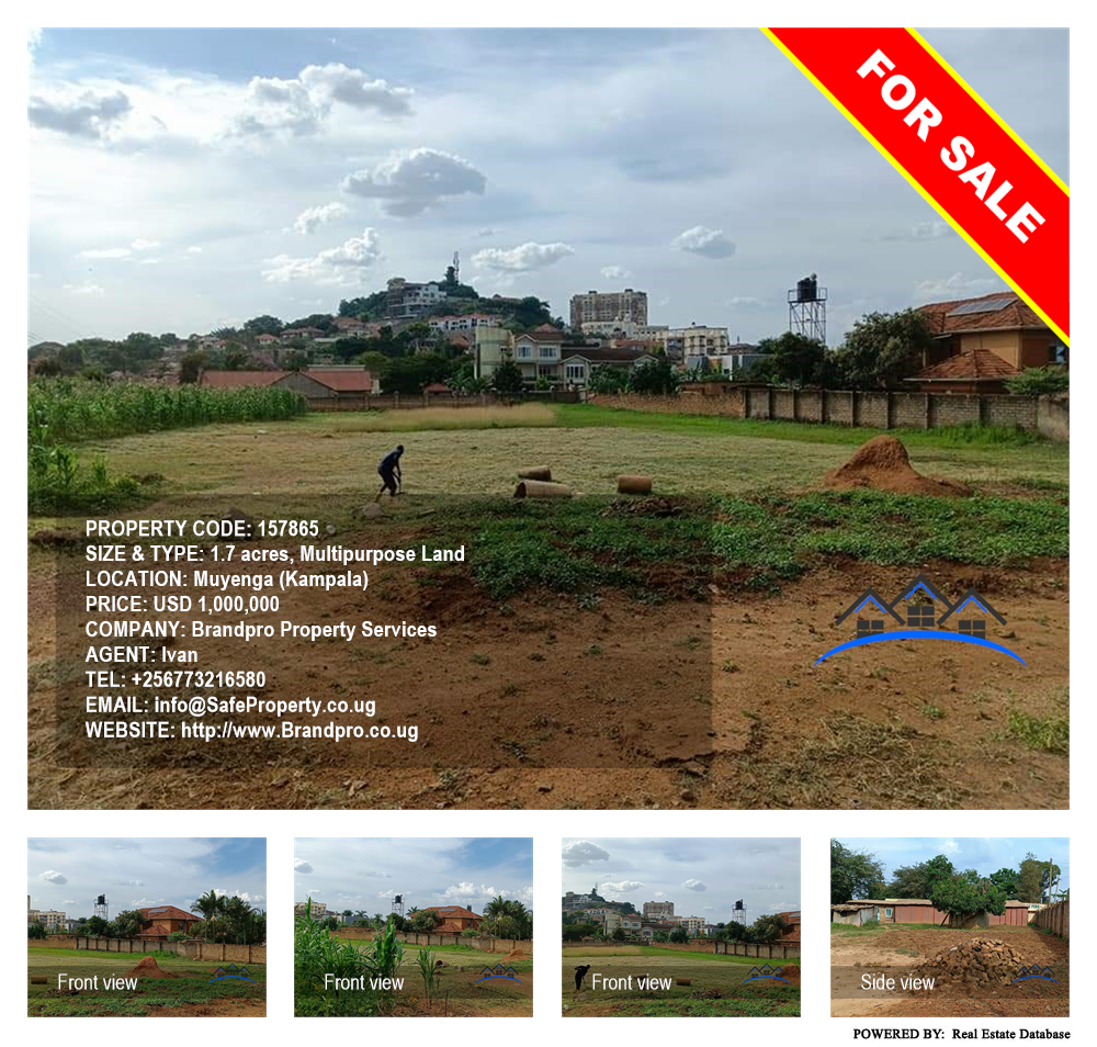 Multipurpose Land  for sale in Muyenga Kampala Uganda, code: 157865