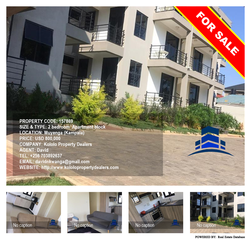 2 bedroom Apartment block  for sale in Muyenga Kampala Uganda, code: 157869