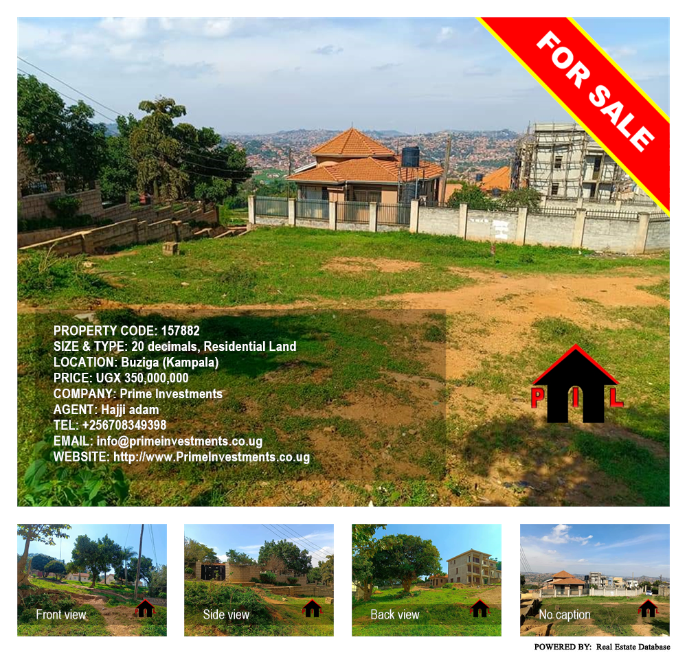 Residential Land  for sale in Buziga Kampala Uganda, code: 157882