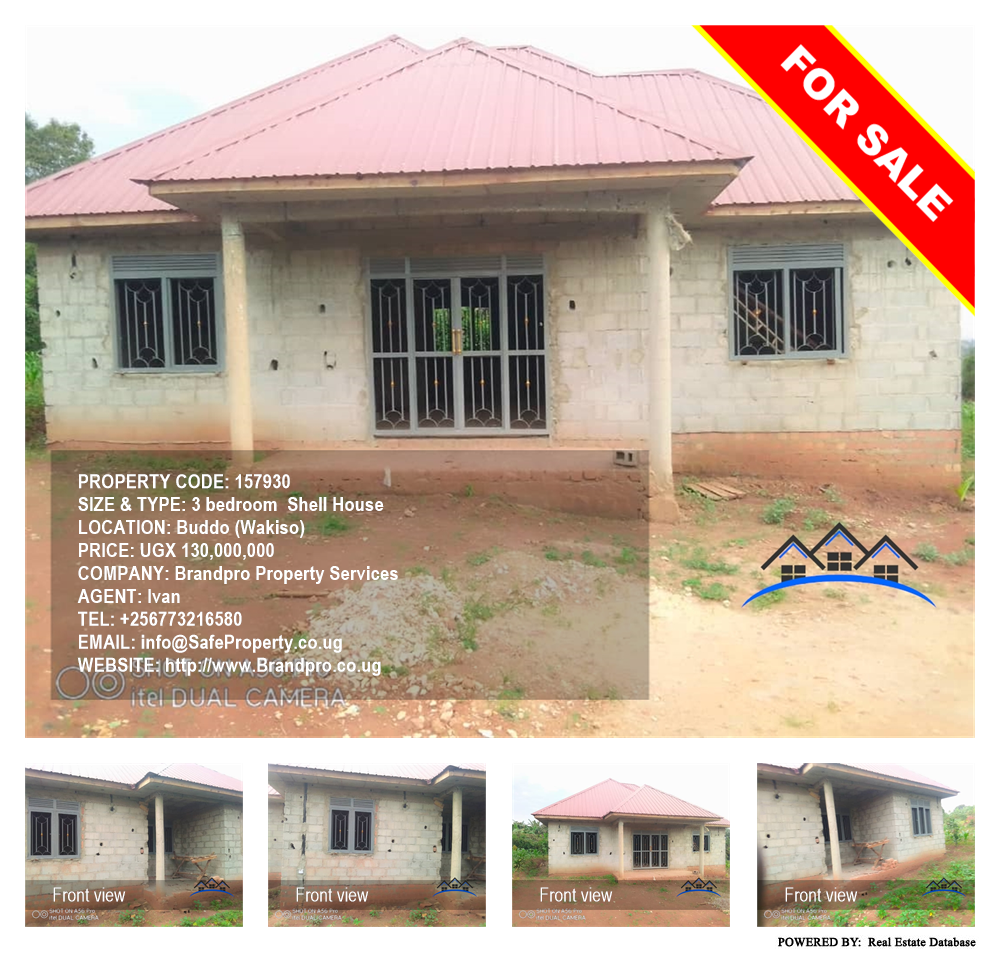 3 bedroom Shell House  for sale in Buddo Wakiso Uganda, code: 157930