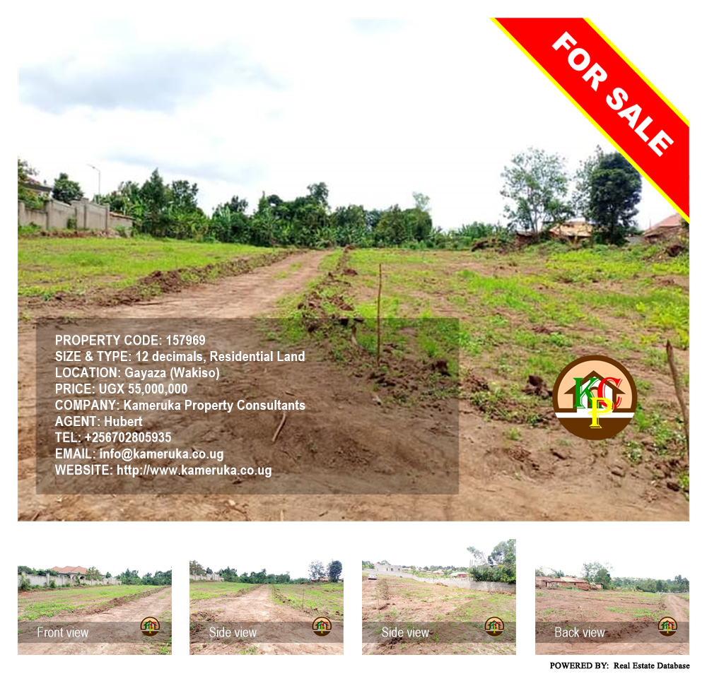 Residential Land  for sale in Gayaza Wakiso Uganda, code: 157969