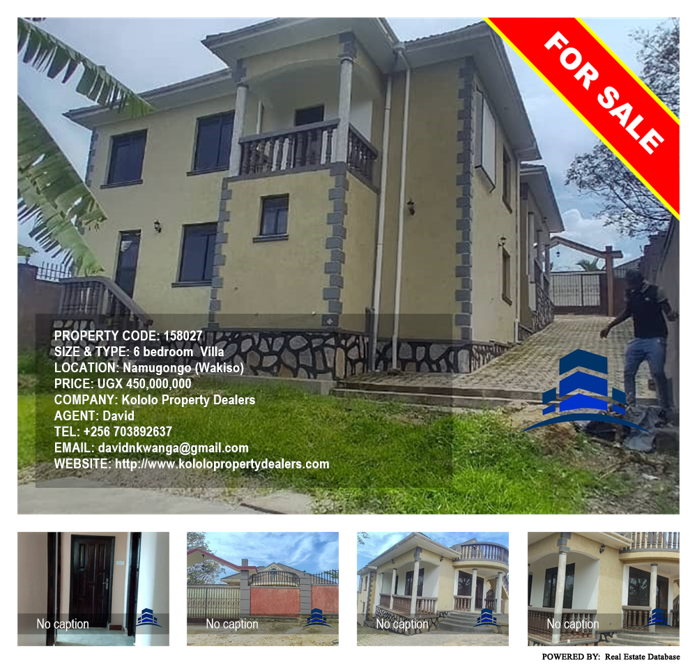 6 bedroom Villa  for sale in Namugongo Wakiso Uganda, code: 158027