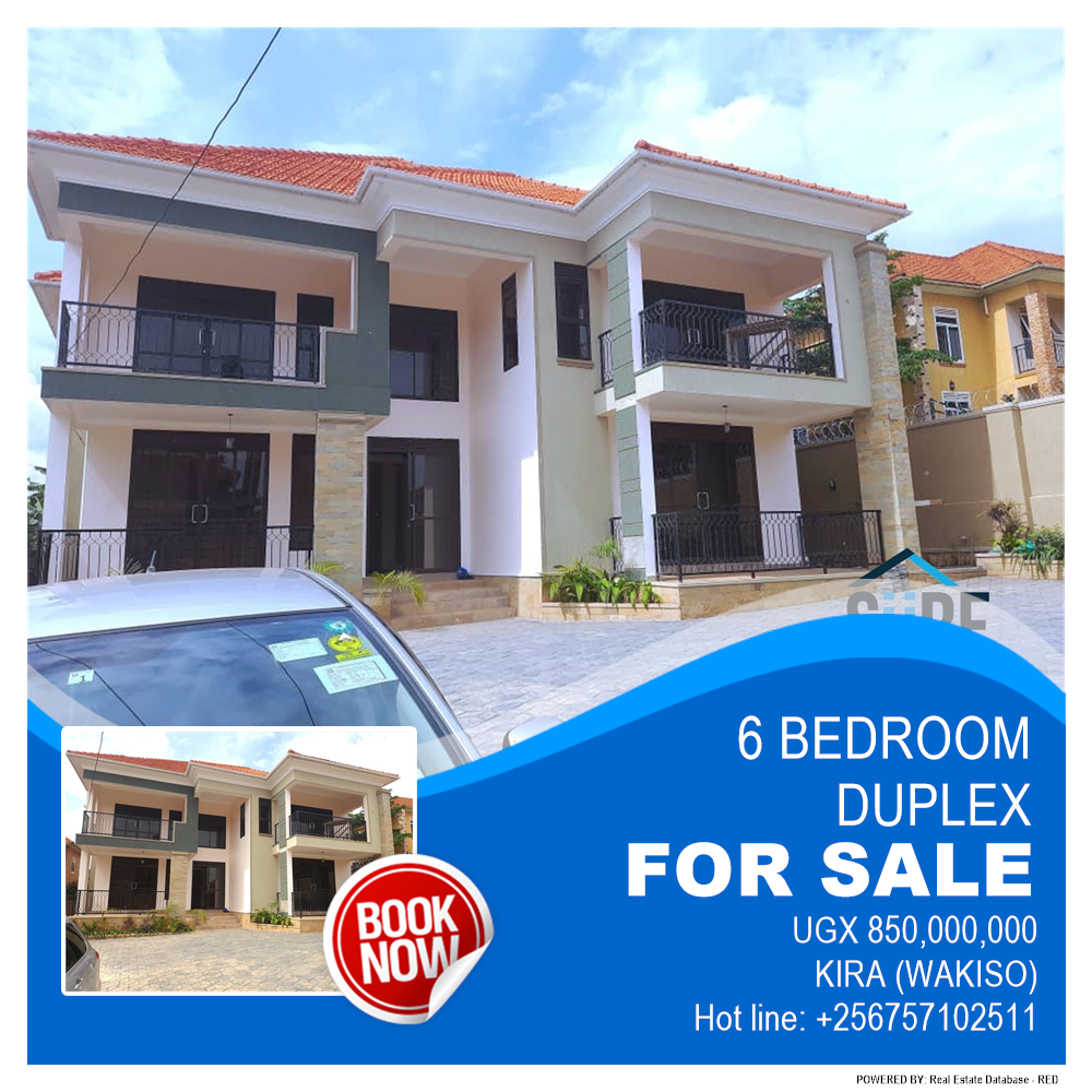 6 bedroom Duplex  for sale in Kira Wakiso Uganda, code: 158049