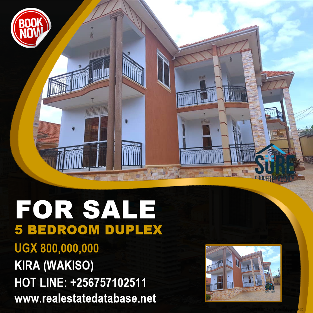 5 bedroom Duplex  for sale in Kira Wakiso Uganda, code: 158050