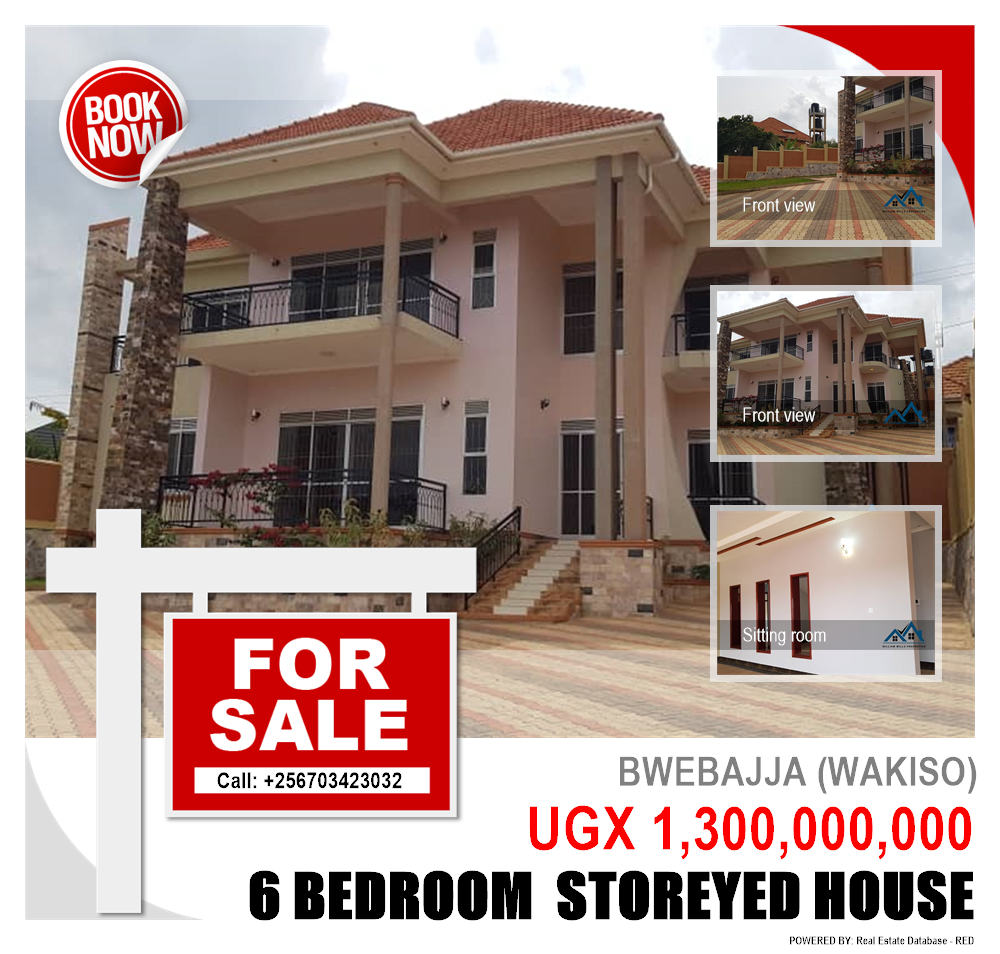 6 bedroom Storeyed house  for sale in Bwebajja Wakiso Uganda, code: 158129