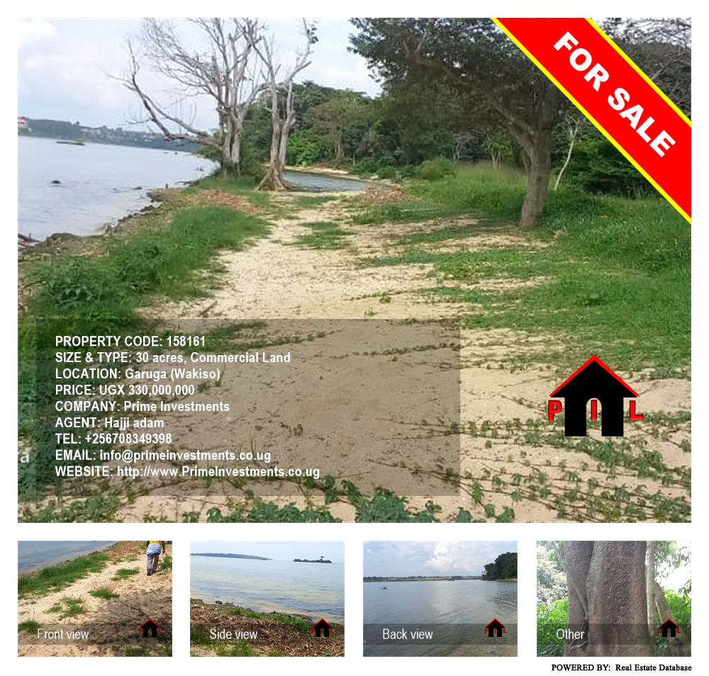 Commercial Land  for sale in Garuga Wakiso Uganda, code: 158161
