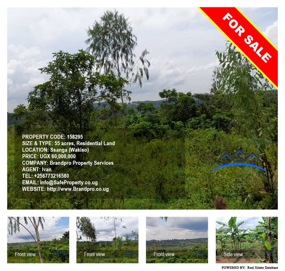 Residential Land  for sale in Ssanga Wakiso Uganda, code: 158295