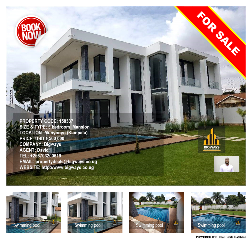 5 bedroom Mansion  for sale in Munyonyo Kampala Uganda, code: 158337