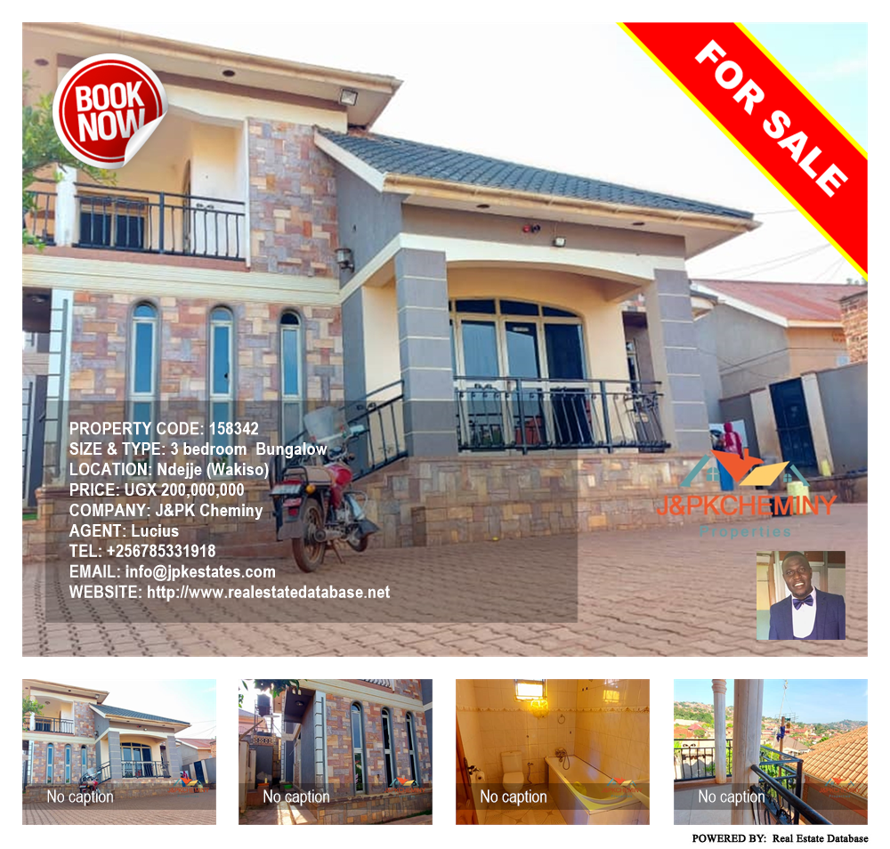 3 bedroom Bungalow  for sale in Ndejje Wakiso Uganda, code: 158342
