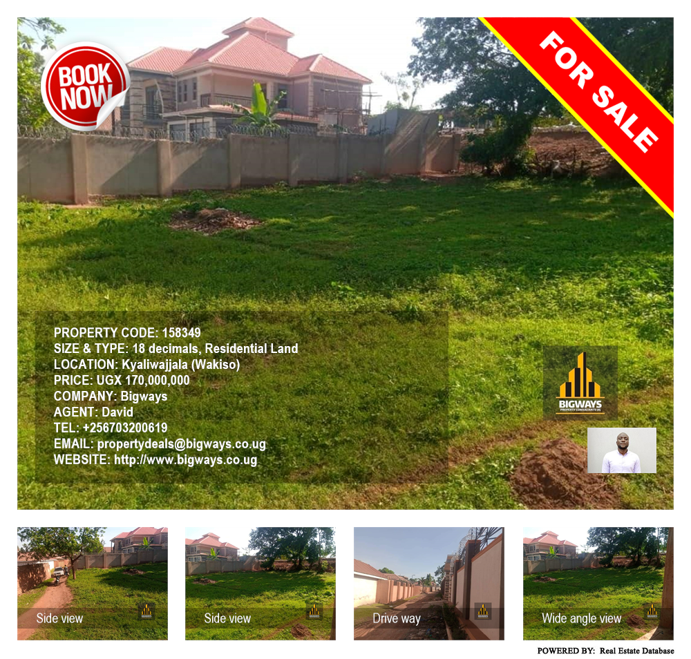 Residential Land  for sale in Kyaliwajjala Wakiso Uganda, code: 158349