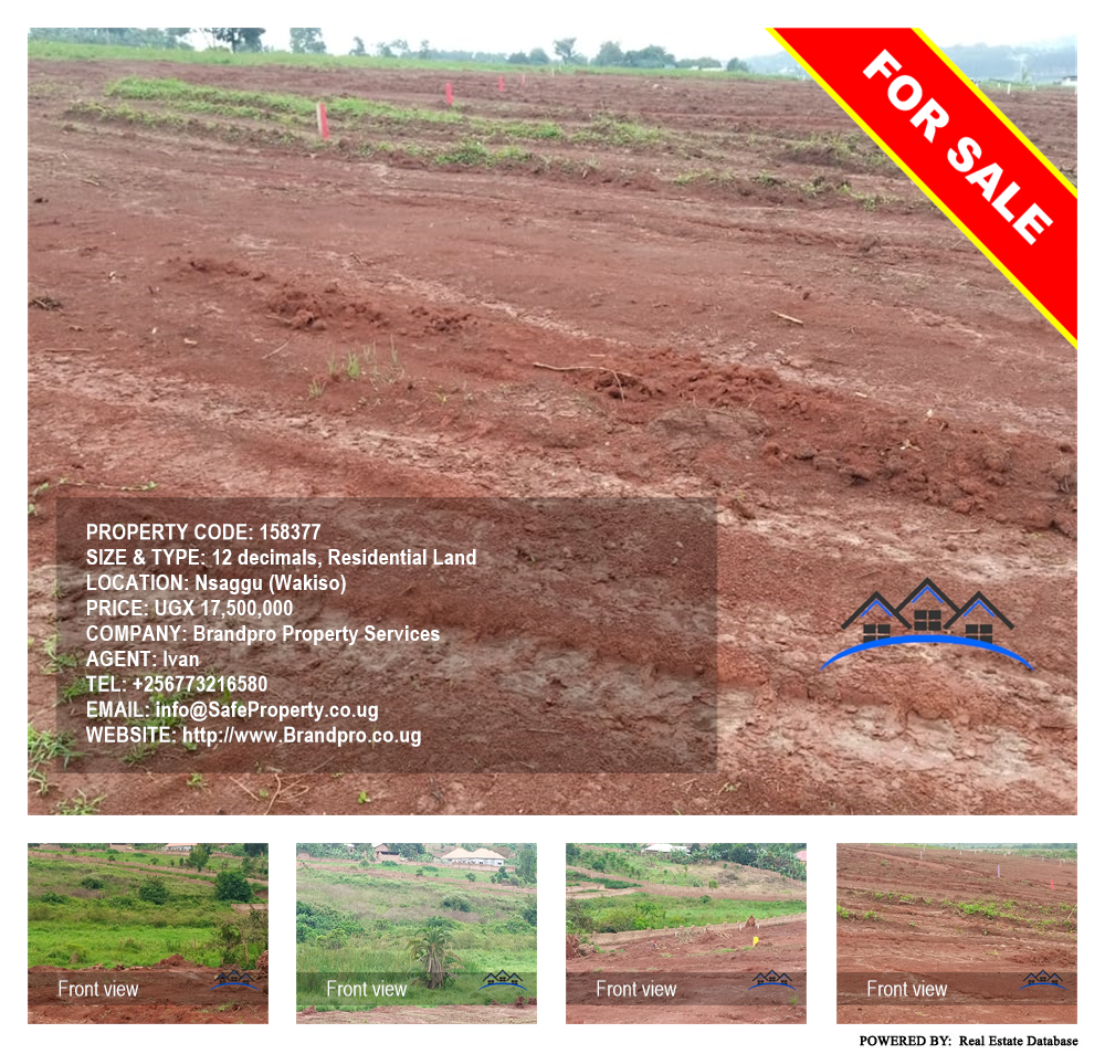 Residential Land  for sale in Nsaggu Wakiso Uganda, code: 158377