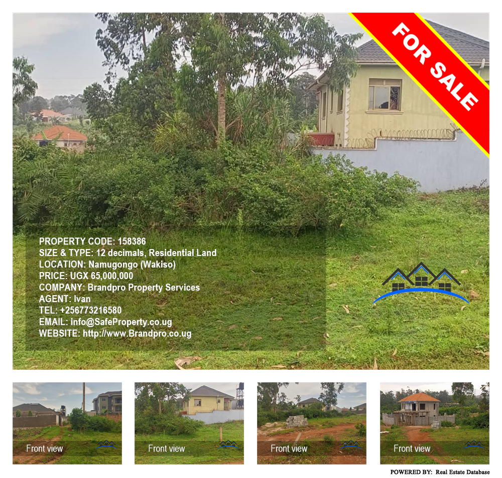 Residential Land  for sale in Namugongo Wakiso Uganda, code: 158386