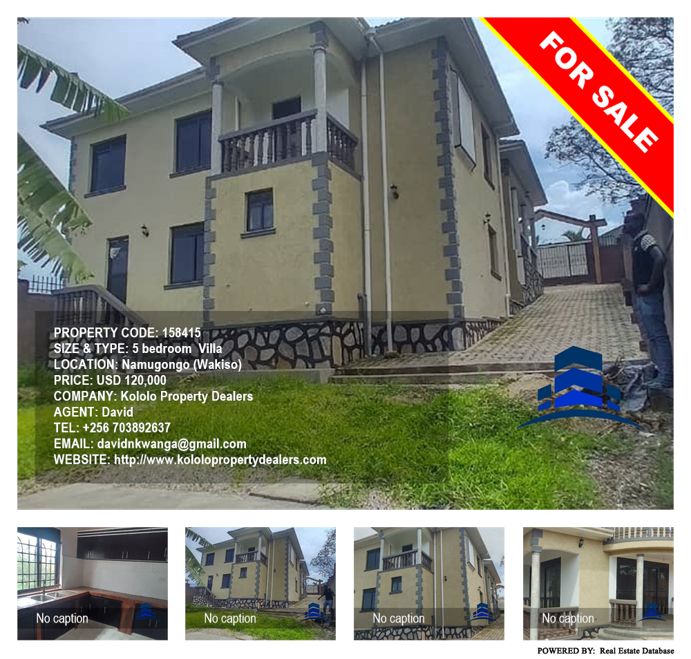 5 bedroom Villa  for sale in Namugongo Wakiso Uganda, code: 158415