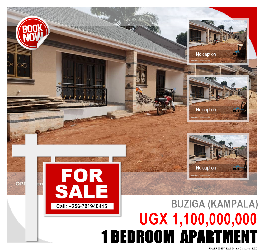 1 bedroom Apartment  for sale in Buziga Kampala Uganda, code: 158446