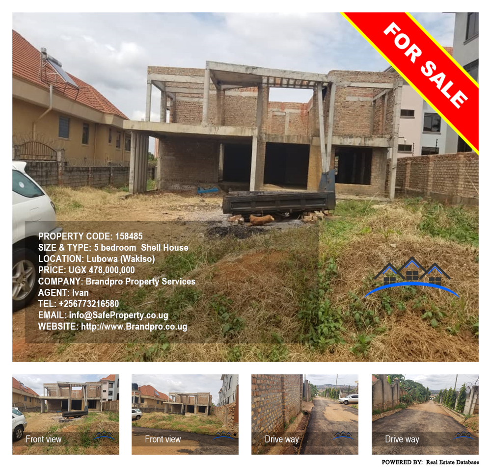 5 bedroom Shell House  for sale in Lubowa Wakiso Uganda, code: 158485