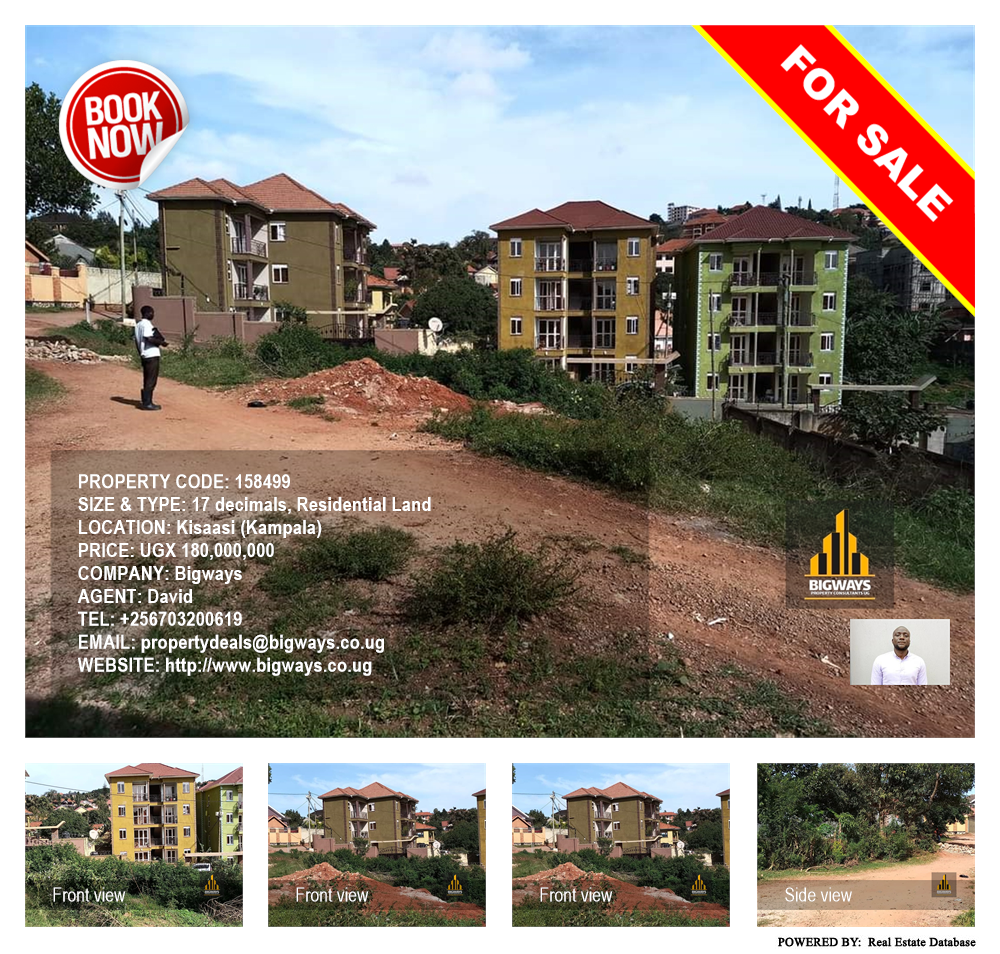 Residential Land  for sale in Kisaasi Kampala Uganda, code: 158499