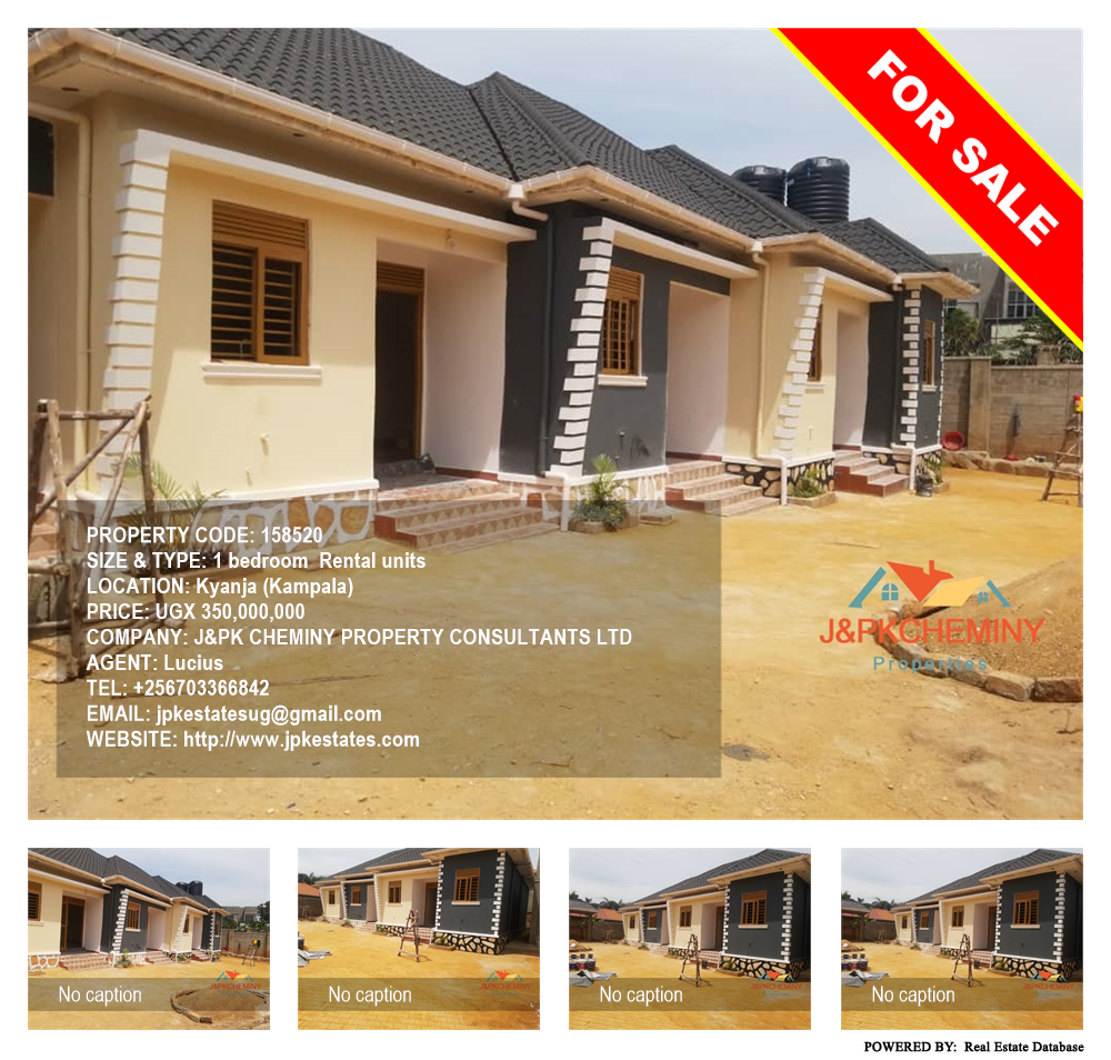 1 bedroom Rental units  for sale in Kyanja Kampala Uganda, code: 158520