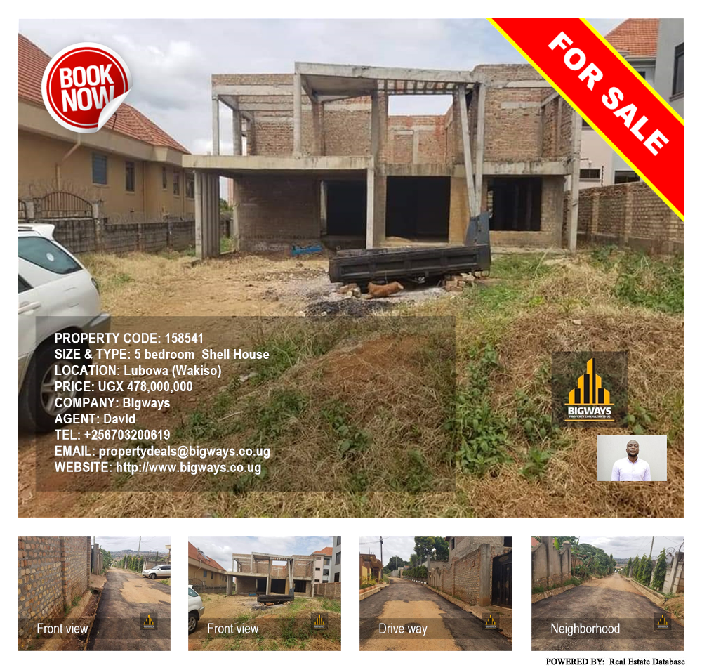 5 bedroom Shell House  for sale in Lubowa Wakiso Uganda, code: 158541