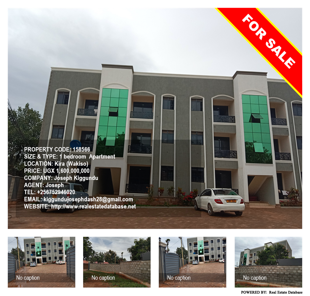 1 bedroom Apartment  for sale in Kira Wakiso Uganda, code: 158566