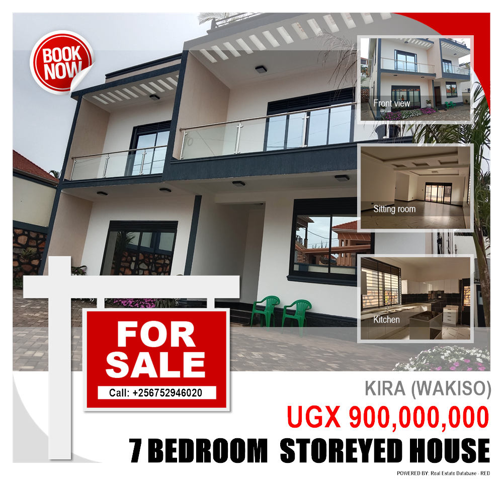 7 bedroom Storeyed house  for sale in Kira Wakiso Uganda, code: 158575