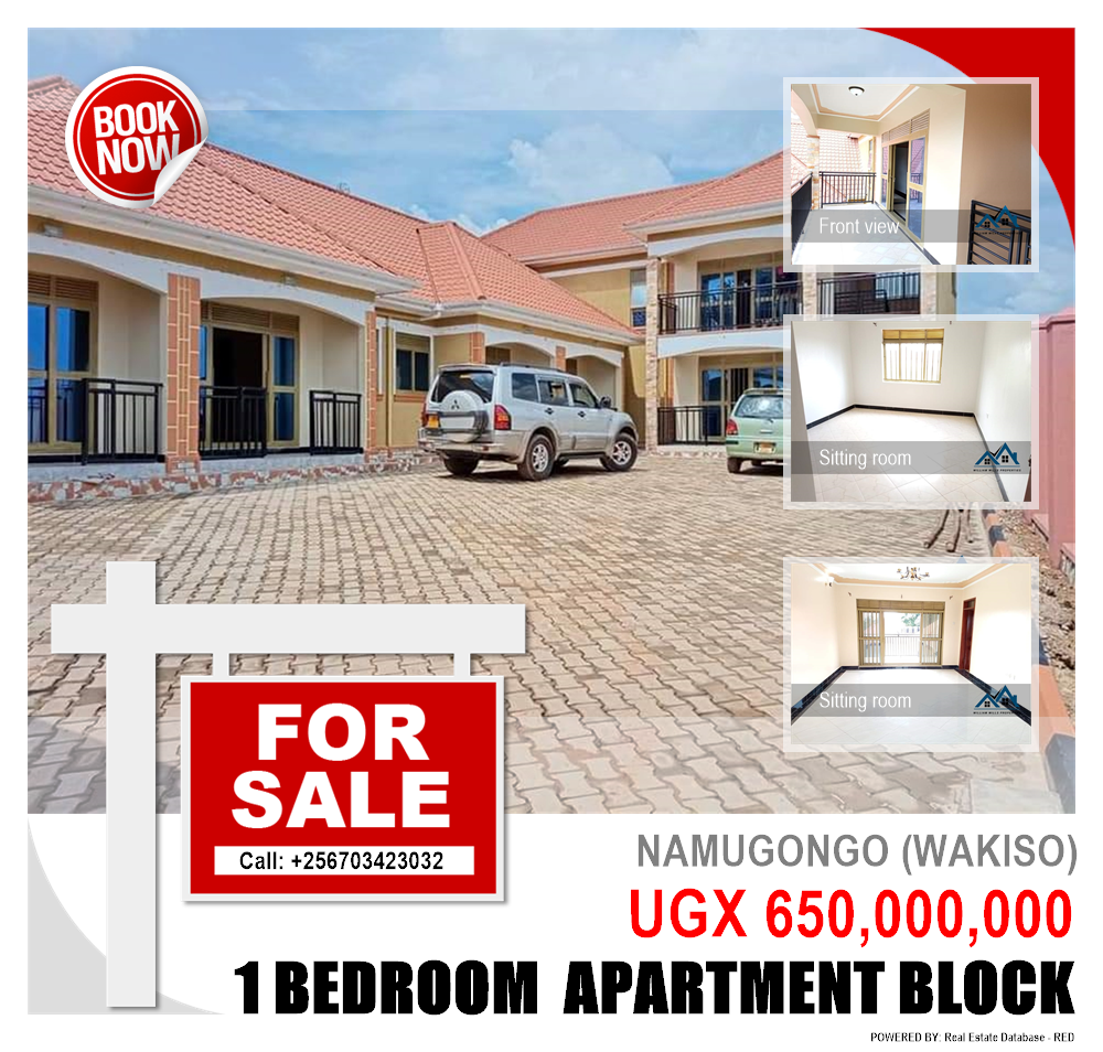 1 bedroom Apartment block  for sale in Namugongo Wakiso Uganda, code: 158622