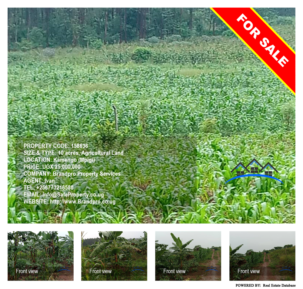 Agricultural Land  for sale in Kamengo Mpigi Uganda, code: 158636