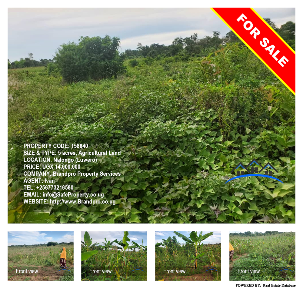 Agricultural Land  for sale in Nalongo Luweero Uganda, code: 158640