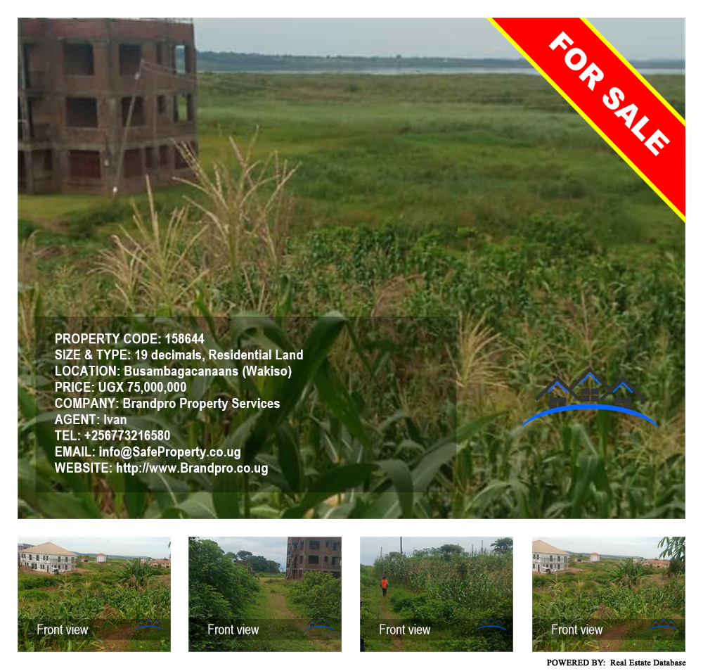 Residential Land  for sale in Busambaga Wakiso Uganda, code: 158644