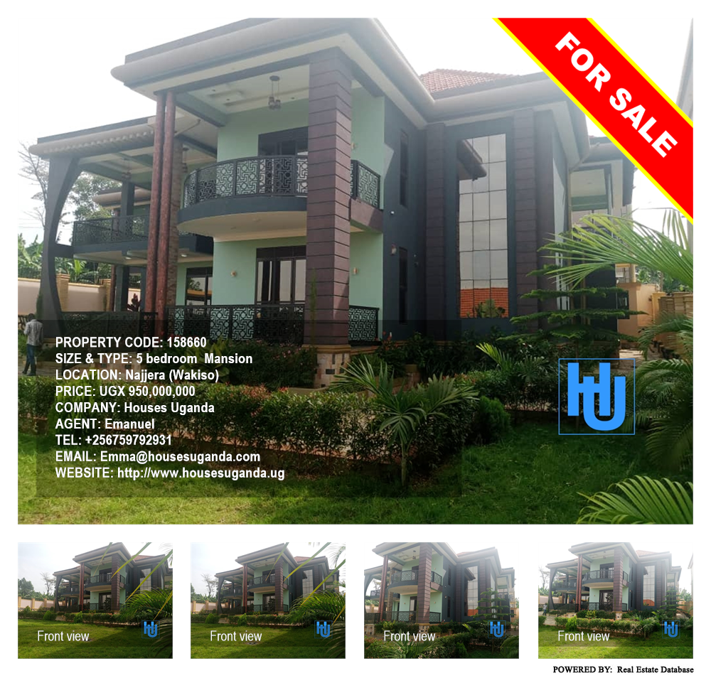 5 bedroom Mansion  for sale in Najjera Wakiso Uganda, code: 158660