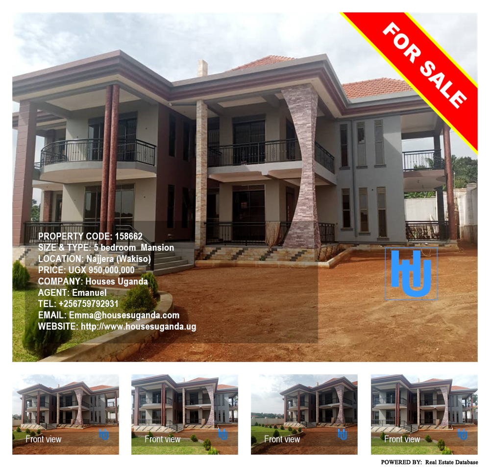 5 bedroom Mansion  for sale in Najjera Wakiso Uganda, code: 158662